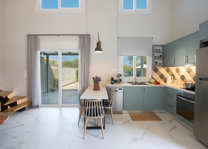 Villa Grappolo Lefkada - Vertzami Just 2 Km From Lefkada Town